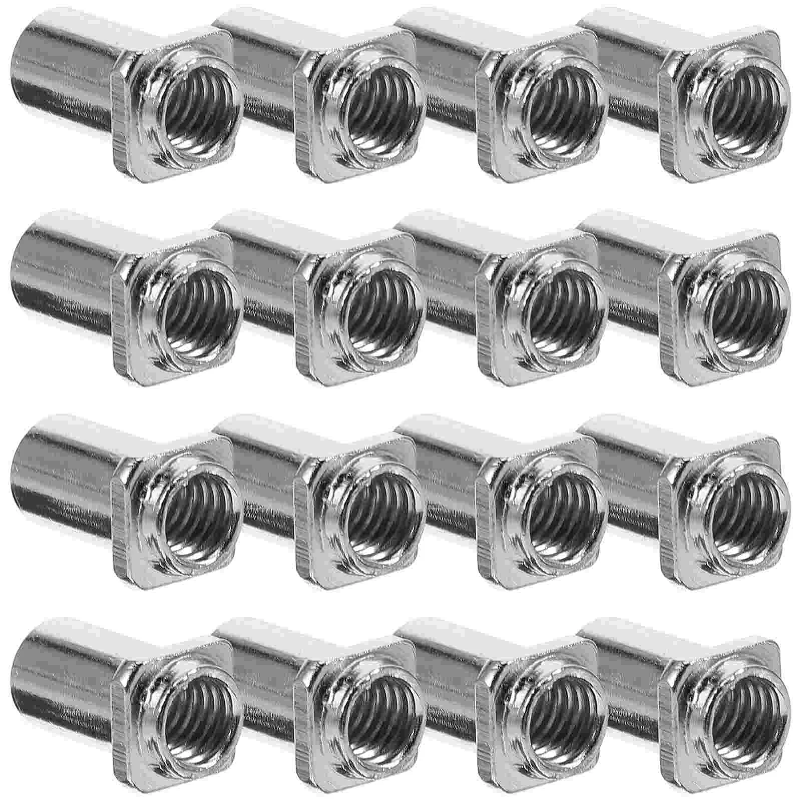 

20pcs Tom Lug Swivel Nut Snare Drum 5mm Swivel Nut Part Floor Drum Accessory