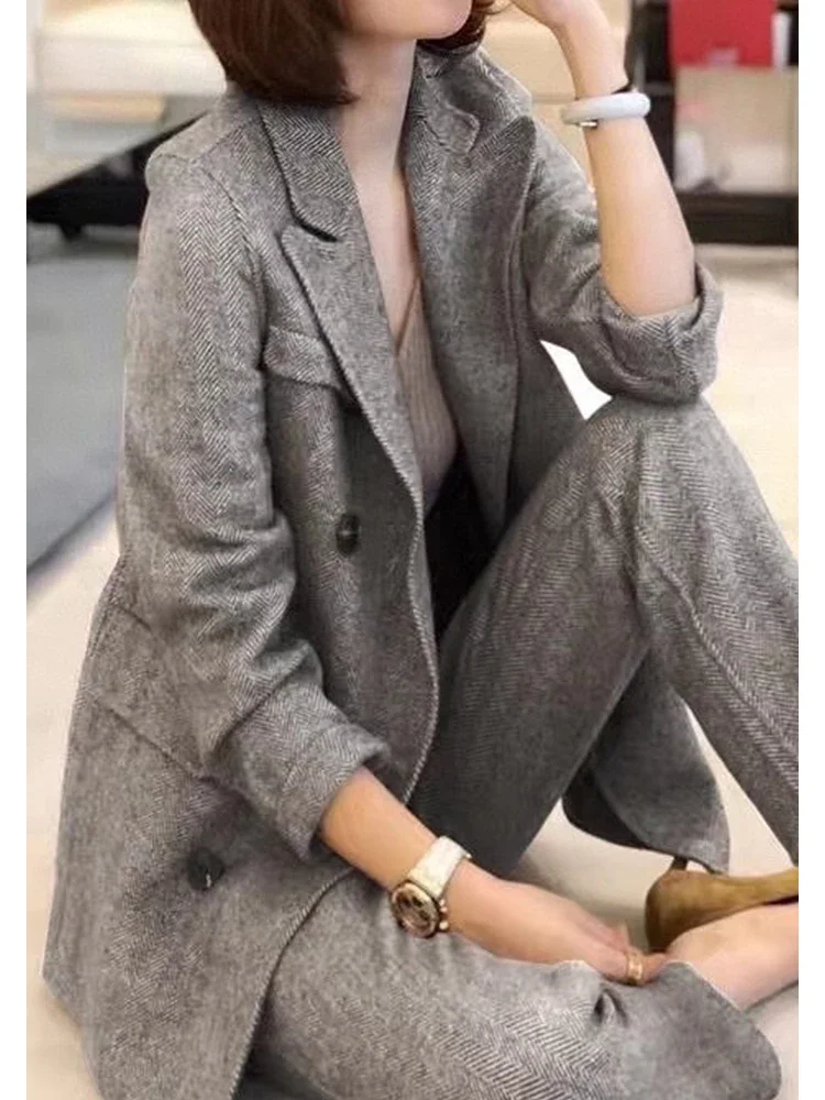 Women Suits Pants Sets Two Piece