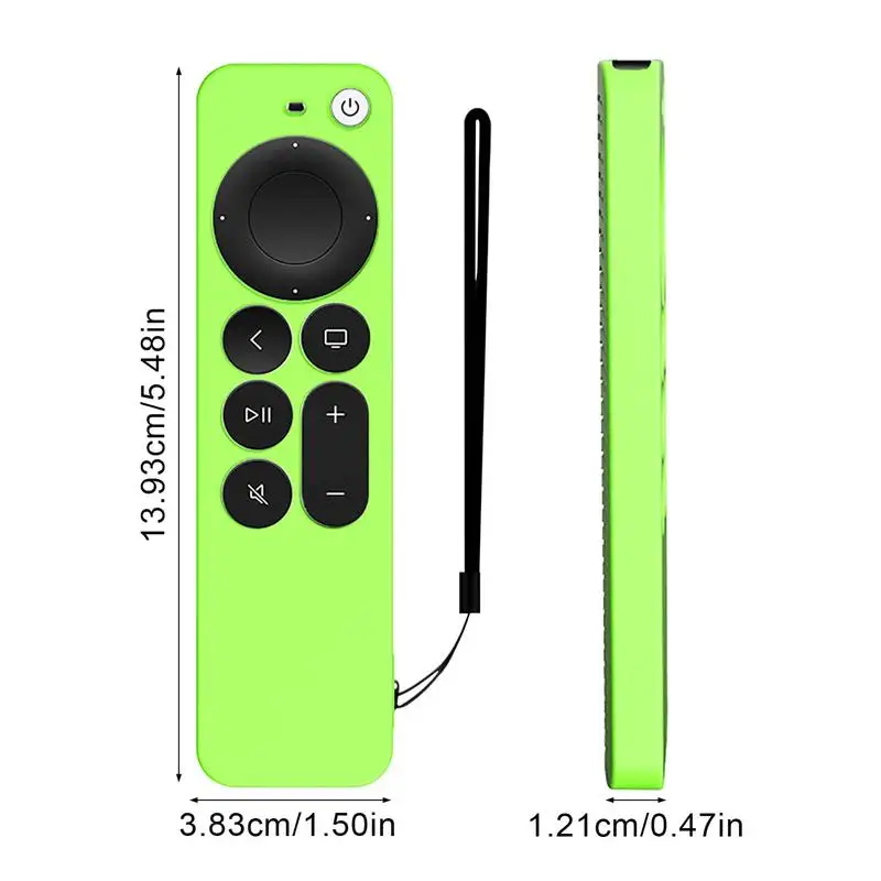 Silicone Case for-Apple 2021 New TV 4K Remote Protective Shell Dustproof Smart TV Remote Control Cover Skin for New TV 4K