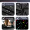 Professional Hairdressing Salon Nylon Cape with Closure Snap Barber Styling Cape,Unisex Waterproof Salon Large Hair Cutting Cape 5