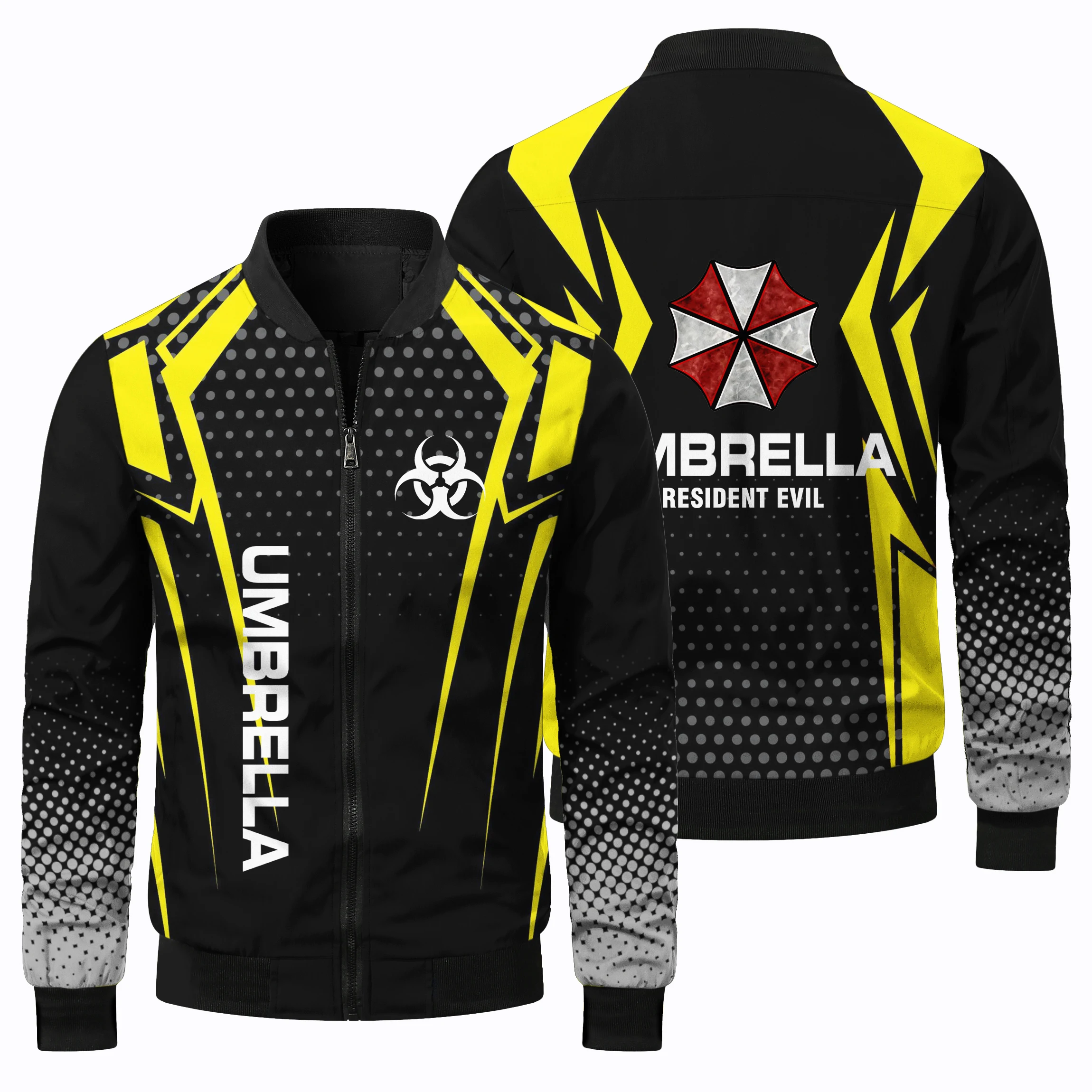 thumbnail image 4 of Chaqueta de manga larga con estampado de logotipo de automóvil en 3D para hombre 2024, para deportes al aire libre, viajes, ciclismo, todoterreno violento, cuello redondo, cremallera superior, 4 of 5