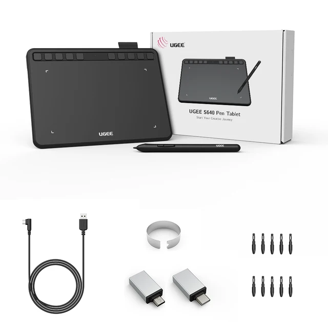 Tavoletta Grafica UGEE S640 - Ultra Sottile, Penna Senza Batteria, 8192 Livelli Pressione, Compatibile Con Windows/Mac/Android - Foto 10