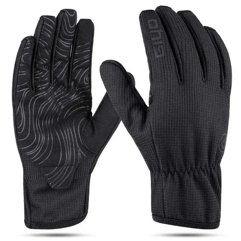 GIYO S-19 Mountain Bike Winter Full Finger Glove Bicycle Windproof Warm  Touch Screen Gloves Antiskid Cycling Equipment - AliExpress