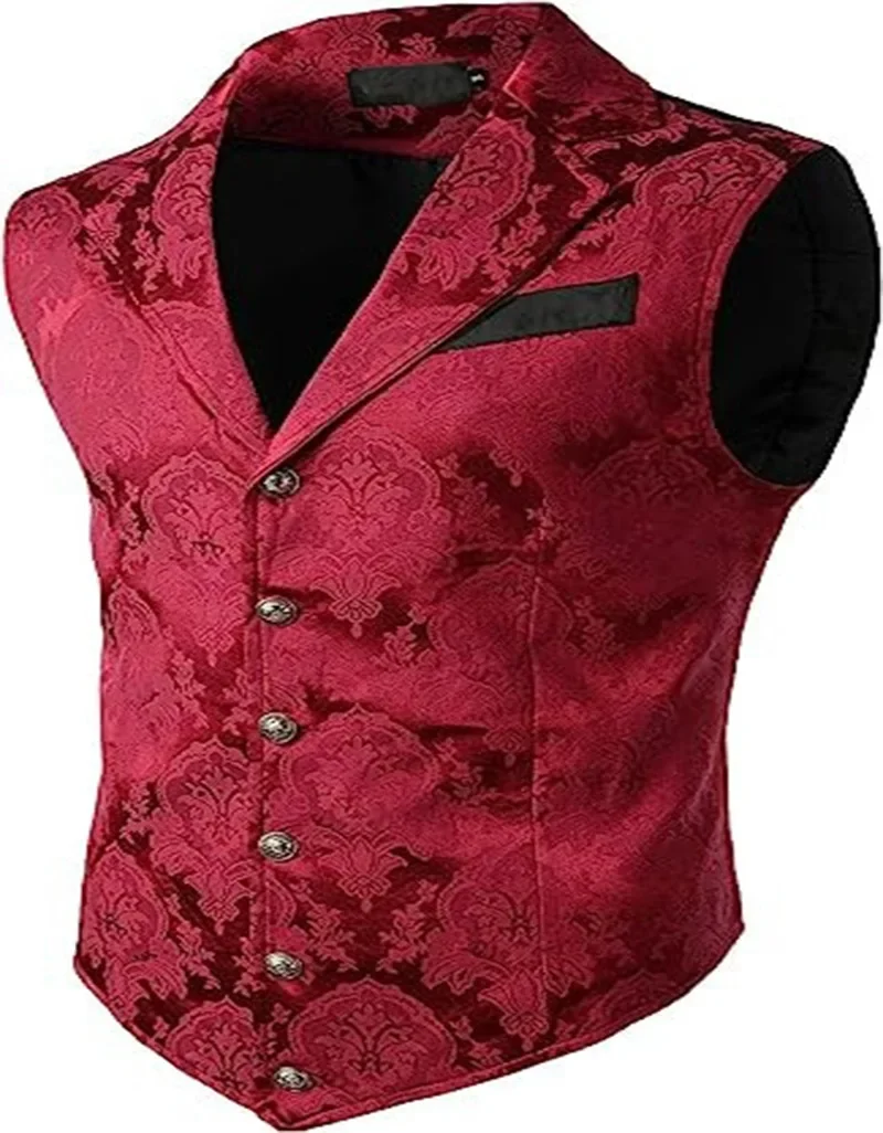 Gilet de costume d'affaires Vintage britannique à la mode pour hommes