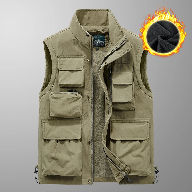 Outdoor Hiking Camping Sports Sleeveless Vest Windproof and Breathable Men's Versatile