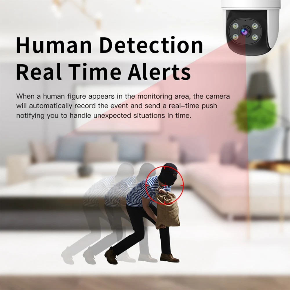 Vstarcam 3MP Camera Human Detection Indoor Smart Home Camera Surveillance Full color Night Vision IP Cam Security Baby Monitor 2