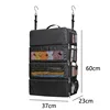 1pcs Travel Clothes Storage Bag, Multi-Layer Wardrobe Organizer with Hanging Hook Large Capacity Foldable Luggage Organizer 4