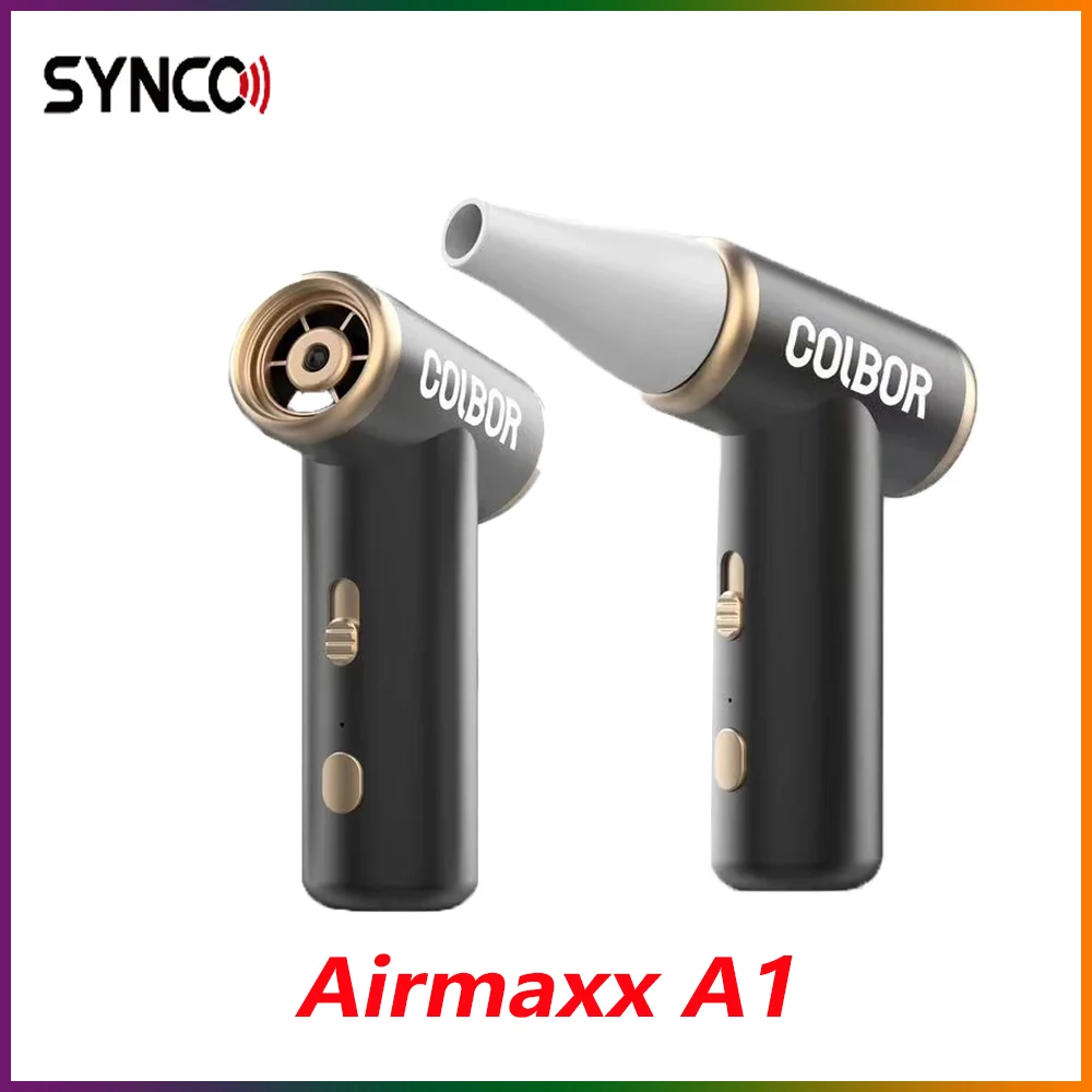 

SYNCO COLBOR AirMaxx A1 портативная воздуходувка мини-Турбовентилятор для очистки клавиатуры компьютера 100000 об/мин струйный вентилятор