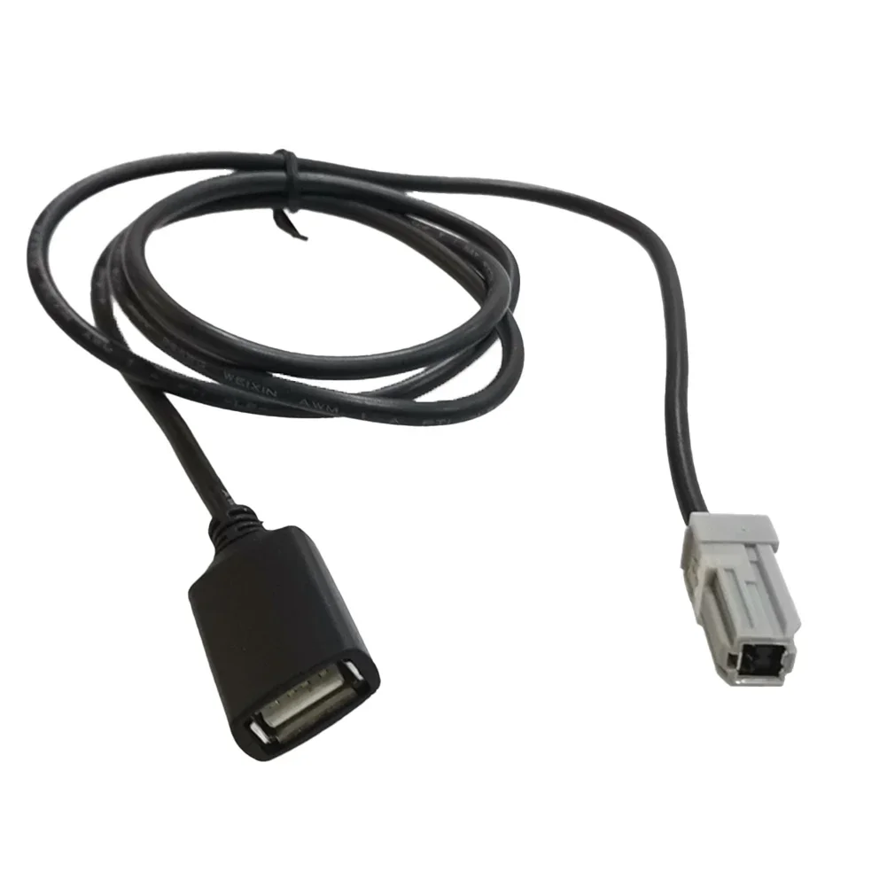 

1x 100cm Car Aux Audio For Lexus For Toyota Media Wire Correct Connector Direct Installation Durable High Grade