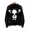 2024 Number Nine Skeleton Velvet Embroidered Zipper Jacket Loose cardigan Jacket WY1107 2