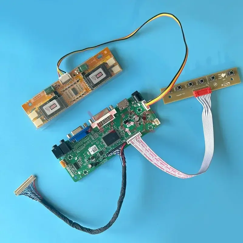 

MNT68676 Controller Driver Board Fit HT17E11 HT17E12 HT17E13 Kit 4CCFL 1280*1024 DVI VGA HDMI-Compatible LVDS-30Pin LCD Display