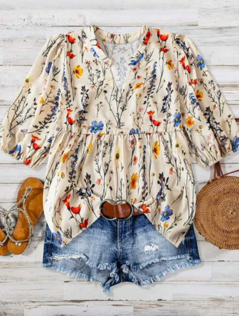 Bluza Flower Print 1