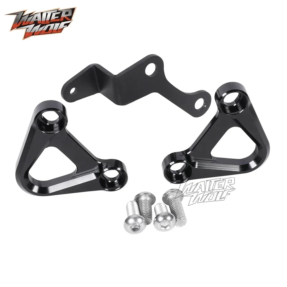 MT-10 MT-09 Passenger Footrest Footpeg Blanking Plate Support For YAMAHA Tracer 900 /GT MT09 MT10 XSR 900 FZ/FJ/MT 09 10 /SP motorcycle footrests