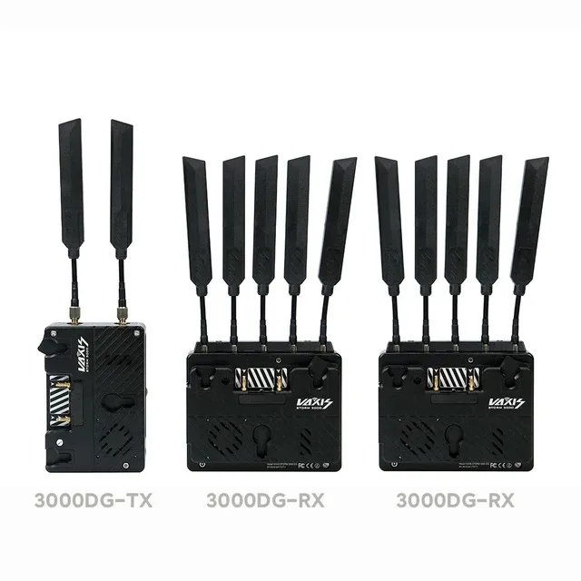 Vaxis Storm 3000 DG 이미지 수신기 송신기 1080P 비디오 무선 전송 카메라 오디오 HD 송신기 (ARRI RED용)