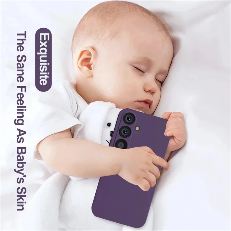 Velvet Silicone Shockproof Phone Case – Solid Color
