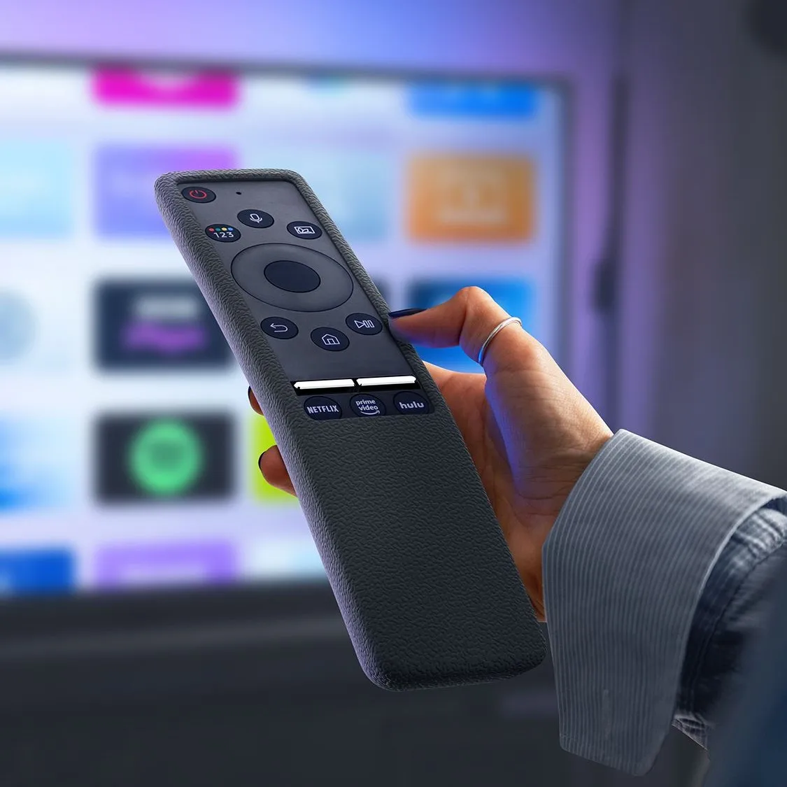 Custodia Protettiva In Silicone Per Samsung Qled 8K Smart Tv Bn59-01312A 01312H 01312M Cover Per Telecomando Sikai Antiurto