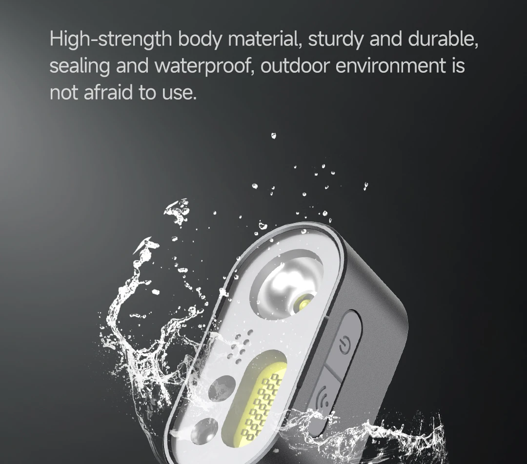 ATuMan Rechargeable LED Headlight with Motion Sensor 8 Light Modes 1200 Lumens for Hiking,Outdoor,Fishing