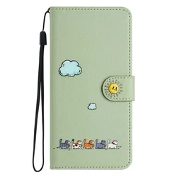 Cartoon Pattern Flip Leather Wallet Phone Case and Cover for Mi Poco X6 Pro 5G (RX0067)