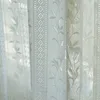 1PC Lace Curtain Gauze Curtain Retro Literary Small Fresh Pastoral Style Window Screen Bay Window High-end 2