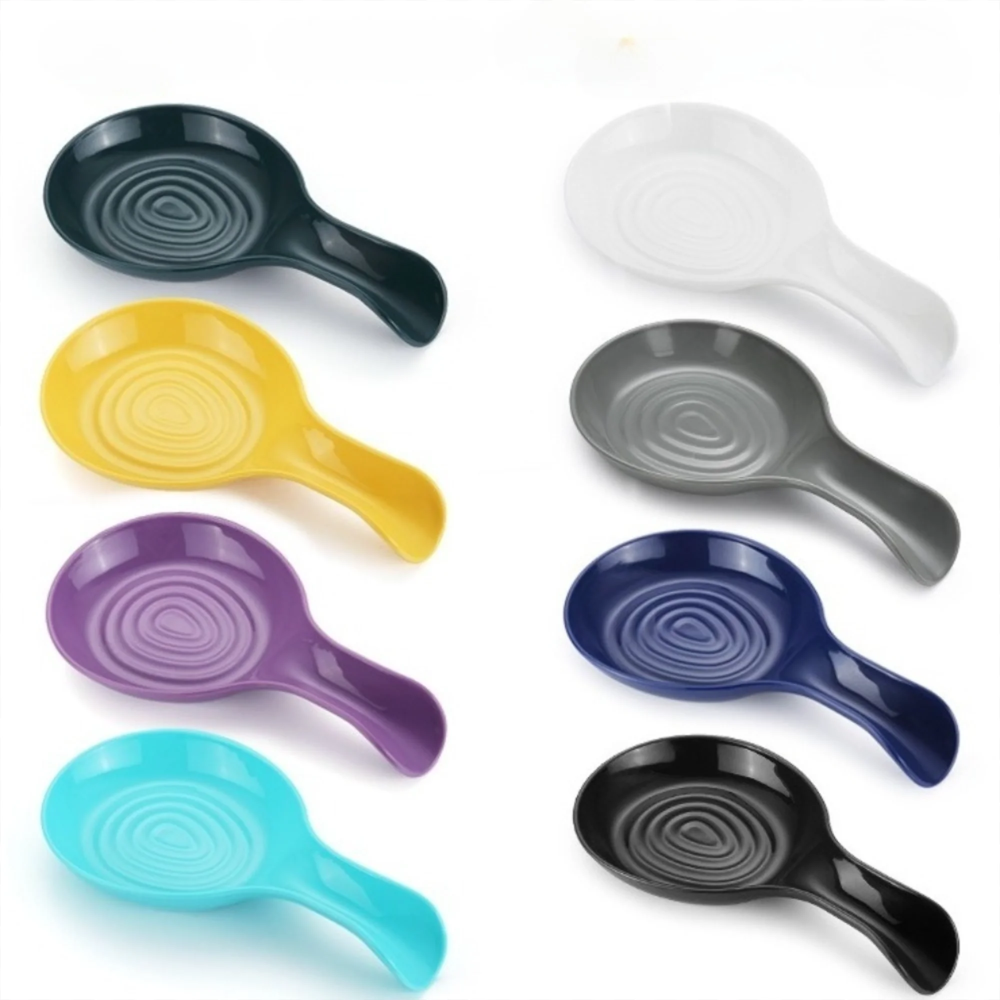 Description Picture 3 of itemMulti-Function PP Spoon Rest Heat-Resistant Cooking Spoon Holder Large Storage Shelves Kitchen Accessories