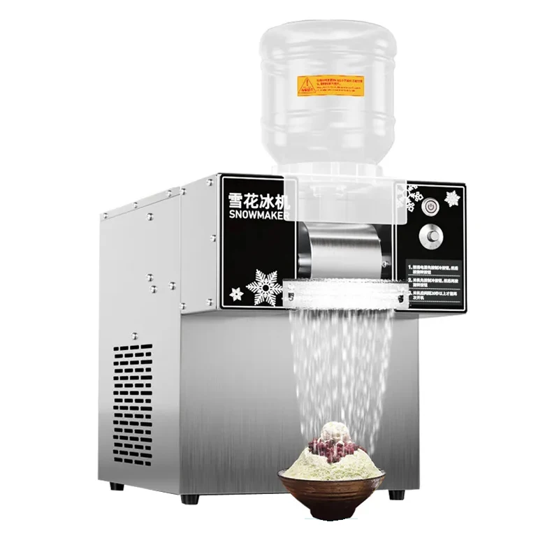 Commercial Mini Bingsu Machine Multi Function Chocolate Milk Snowflake Ice Maker With Motor For Restaurants