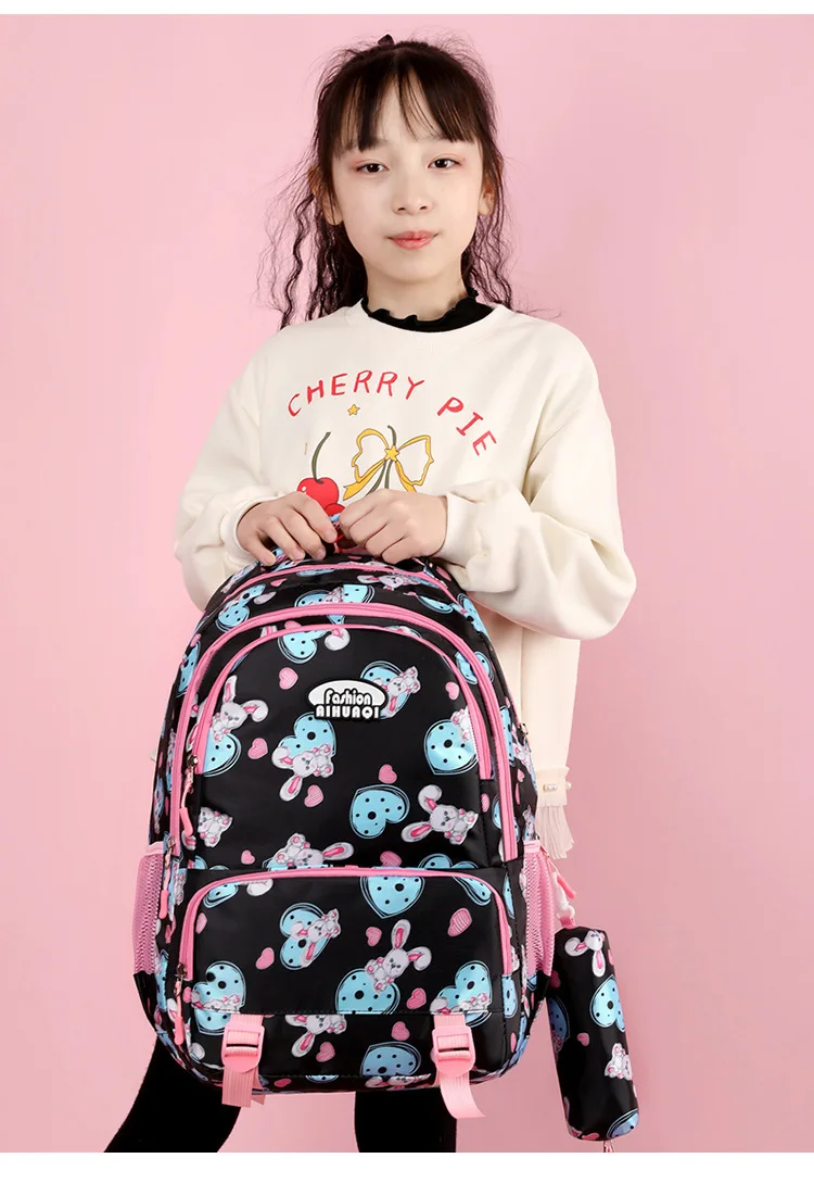 Grundschule Mittelschule Federmäppchen Große Kapazität Rucksack Für Mädchen High School Rucksack Kinder Geschenke 2026 Im Angebot – Detail 19