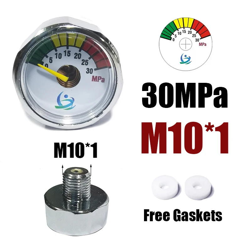 Compact Manometer Pressure Gauge for Compressed Air and Diving Applications