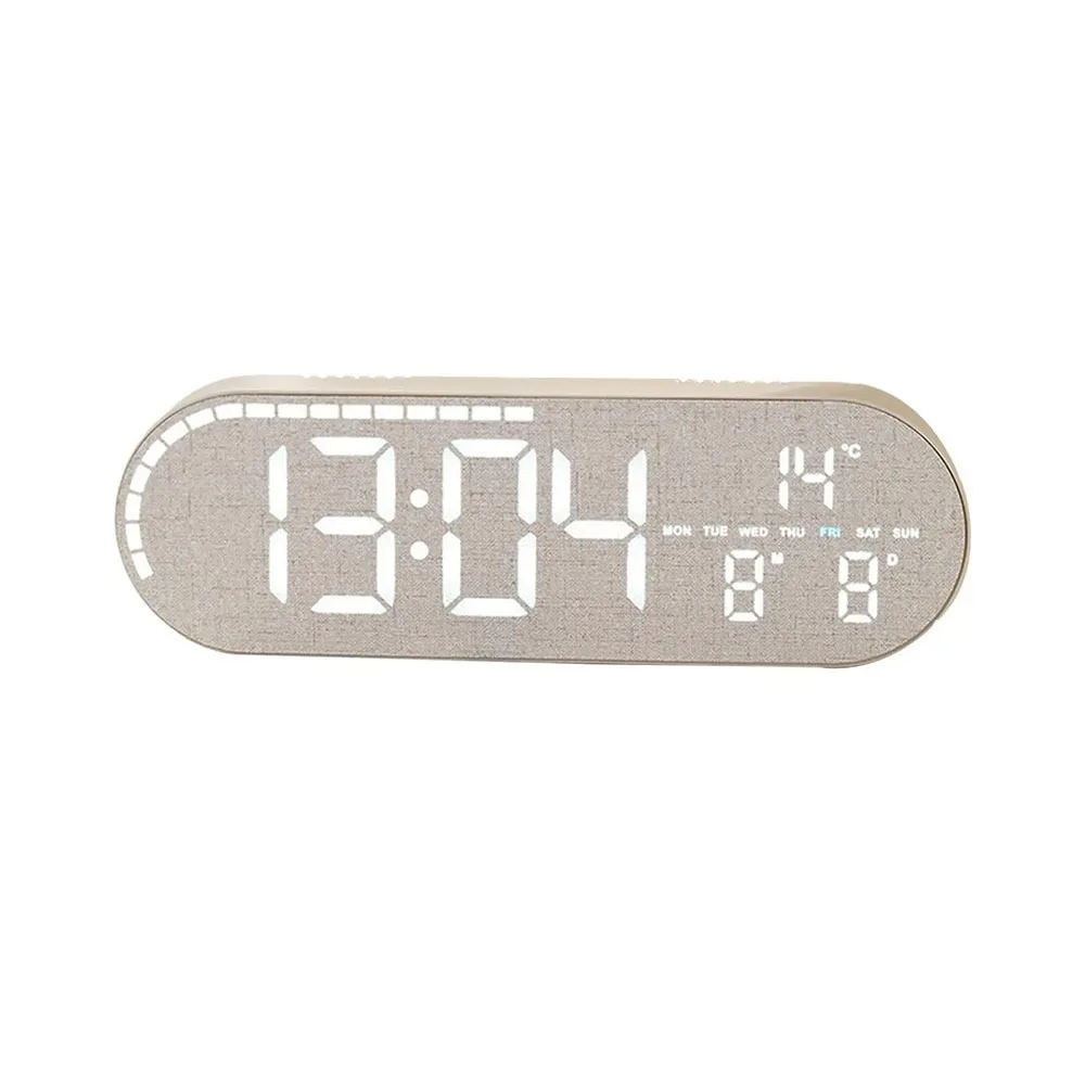 Minimalist Design Digital Wall Clock Silent Operation Nordic Style Alarm Clock