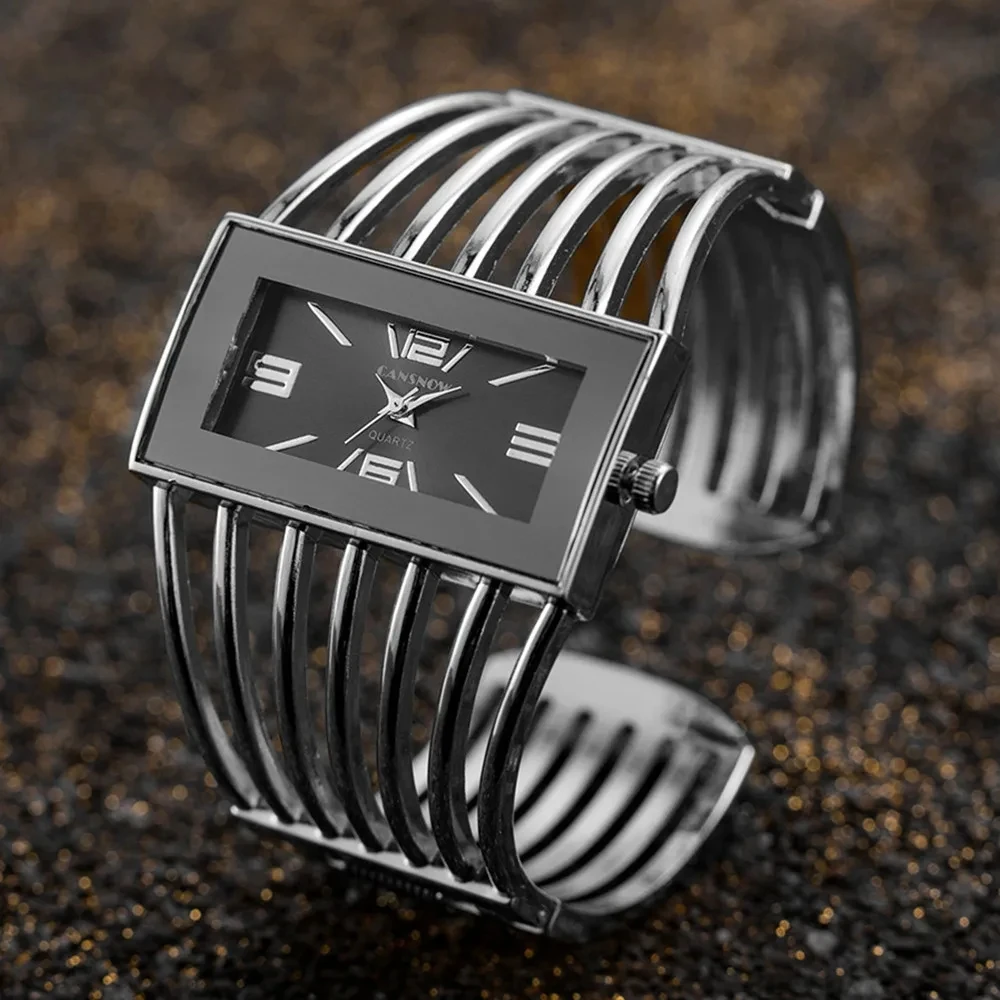 Female Bracelet Watch Luxury Rectangle Dial