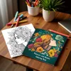 Flowers and Maiden Coloring Book 24 Page Gift For Birthday Party Relieve Stress Kill Time Graffiti Painting Drawing Art Book 3