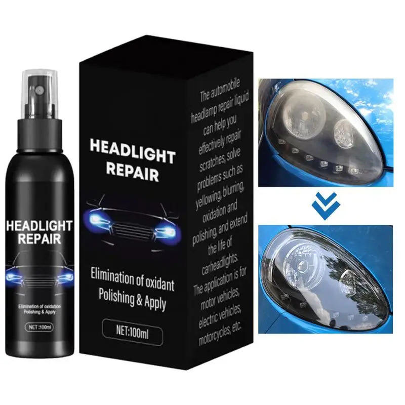

Headlight Fluid general Scratch Remover Oil Film Repair Agent Quick Renewal Polish And Maintenance Liquid Kit Auto Accessories