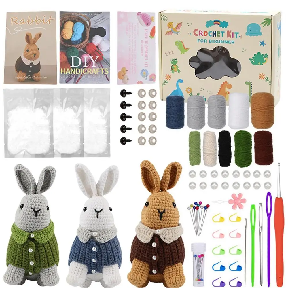 Plush rabbit crochet kit 7 Sbb76edca746049a490e10e12d329c010I