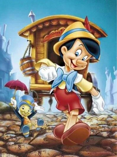 Disney New Arrival Diamond Art Painting Boy Embroidery Pinocchio