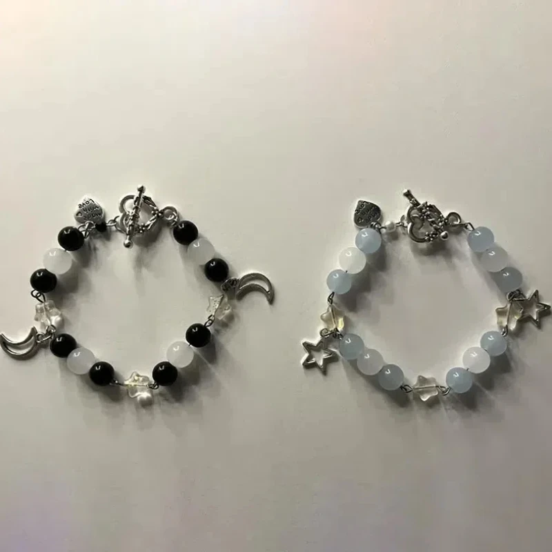 

Moon and stars paired with charming bracelets