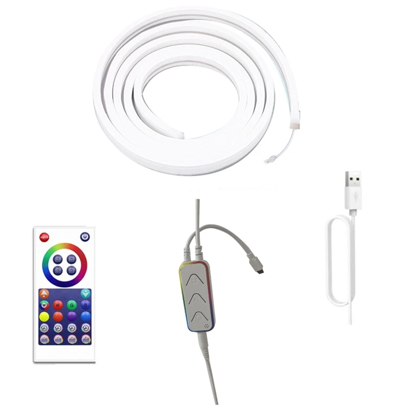 

WIFI Smart Neon Rope Light RGB-IC, 10Ft Rope Lights With Music Sync, DIY Design,LED Strip Lights (Not Support 5G Wifi)