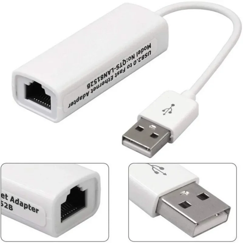 PC Ʈ  USB 2.0-RJ45  Ʈũ ̴  ī, 10/100Mbps Ʈũ ī Ŀ
