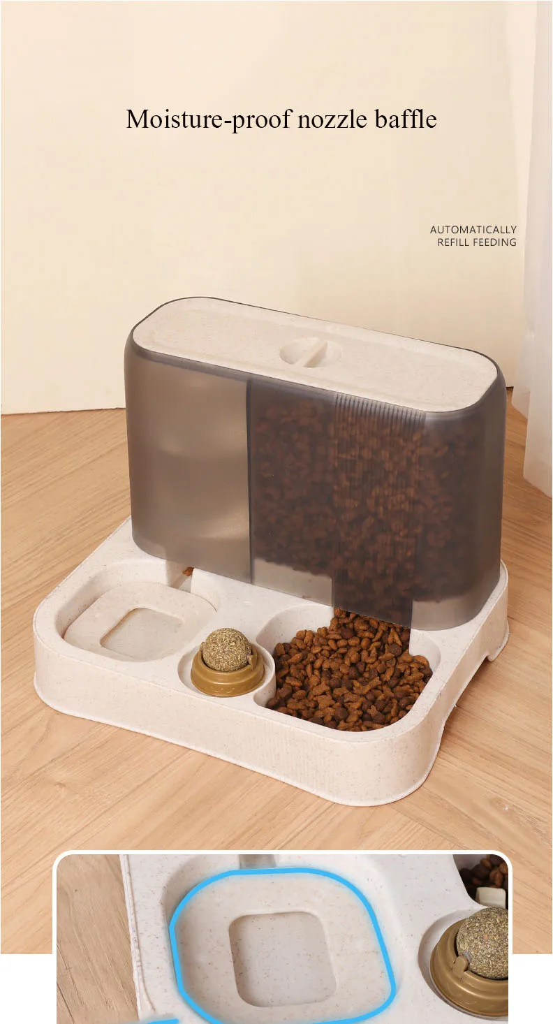 Title 7, Cat automatic feeder Water dispenser large capa...