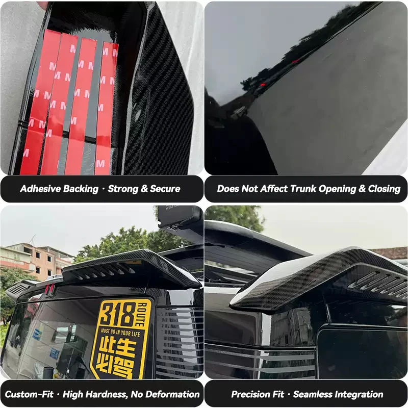 Per Chery Icar 03 Jaecoo J6 Spoiler ABS Ala posteriore Coda Spoiler sul tetto Accessori modificati per auto - Image 3