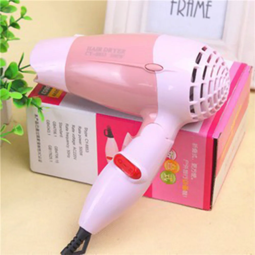 

NEW Mini Hair Dryer Hot Wind Low Noise Foldable Electric Hair Blower Hair Salon Styling Tools Travel Home Use