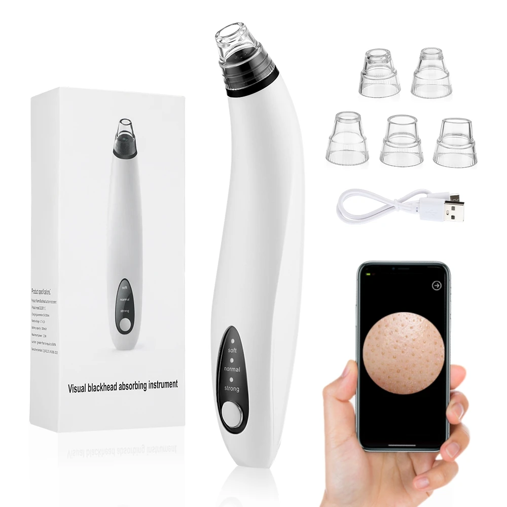 Electric Blackhead Remover with Camera Skin Care Whitehead Black Dot Extractor Acne Treatment Beauty Facial Pore Vacuum Cleaner blackhead remover