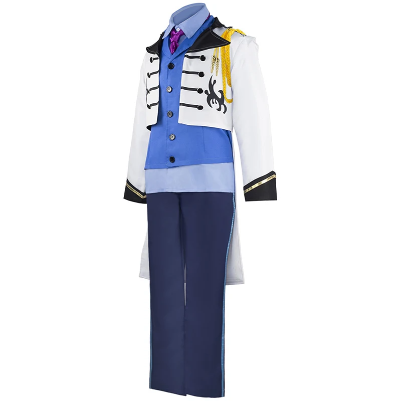 Frozen Hans Cosplay Costume Disney Hans Prince Shirt Vest Coat