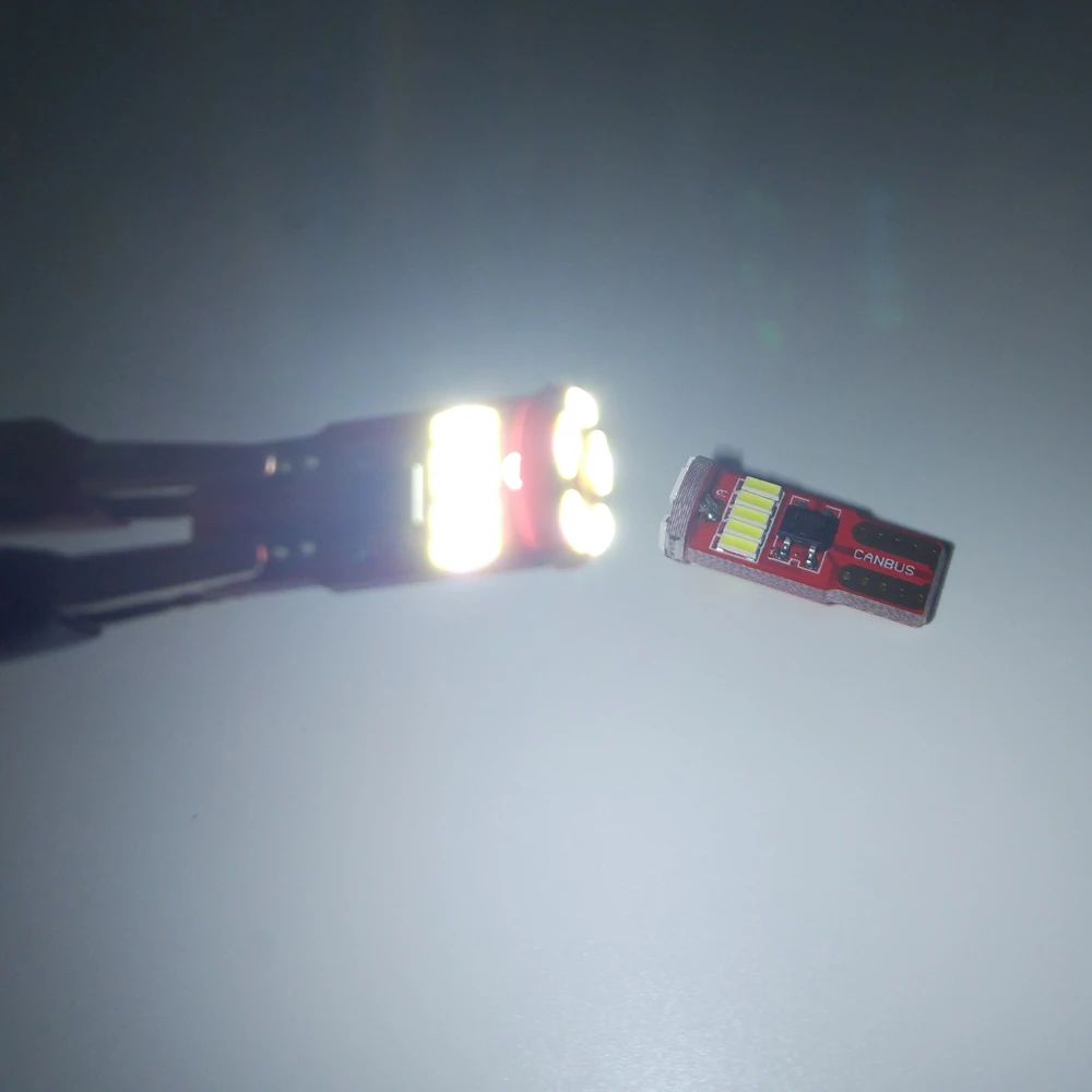 100PCS T10 CANBUS W5W Led WY5W 15  194 168 LED 4014 SMD ڵ ׸   ̵ Ŀ ڵ  12V