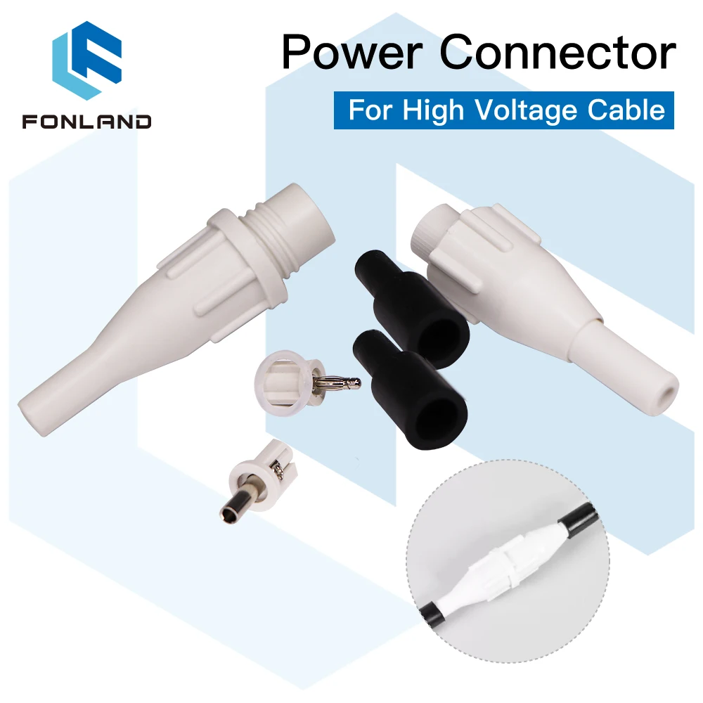 FONLAND ขั้วต่อไฟเลเซอร์แบบปรับไฟฟ้าสูงสําหรับสายเคเบิลไฟฟ้าแรงสูงสําหรับหลอดเลเซอร์ CO2 1
