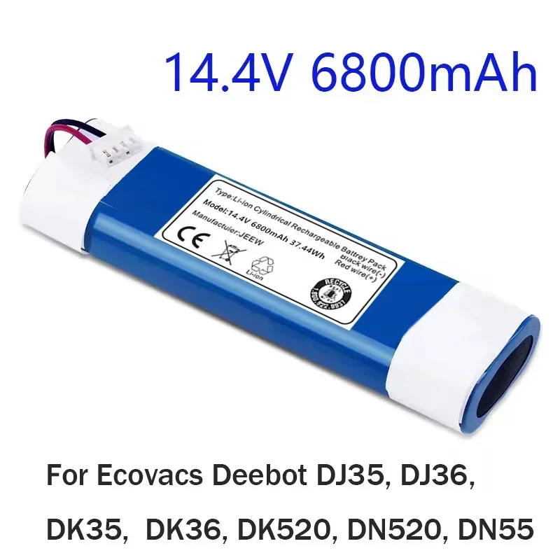 free-shipping-144v-6800mah-robot-vacuum-cleaner-battery-pack-for-ecovacs-deebot-dj35-dj36-dk35-dk36-dk520-dn520-dn55