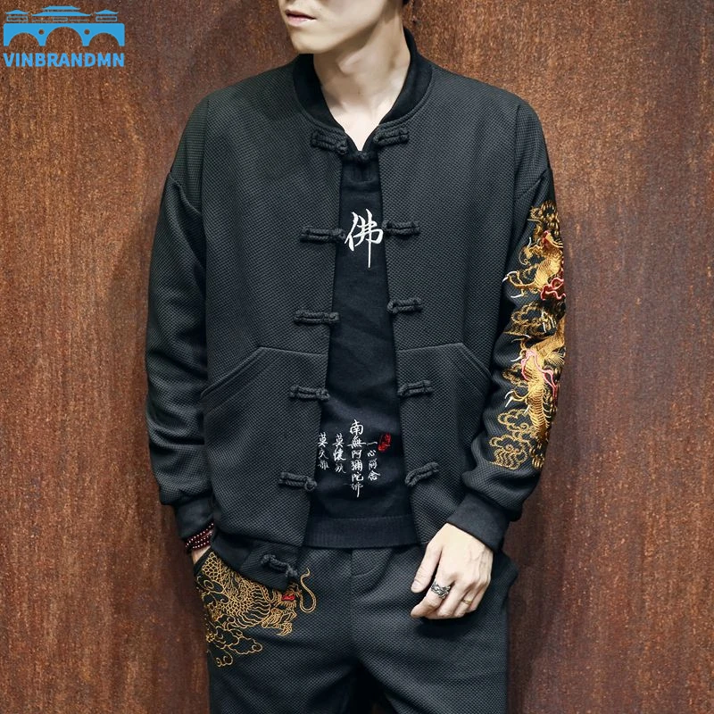 

2021 New Dragon Embroidery Bomber Jacket Coat Men Masculina Male Jackets Casaco Masculino Chaquetas Hombre Veste Homme