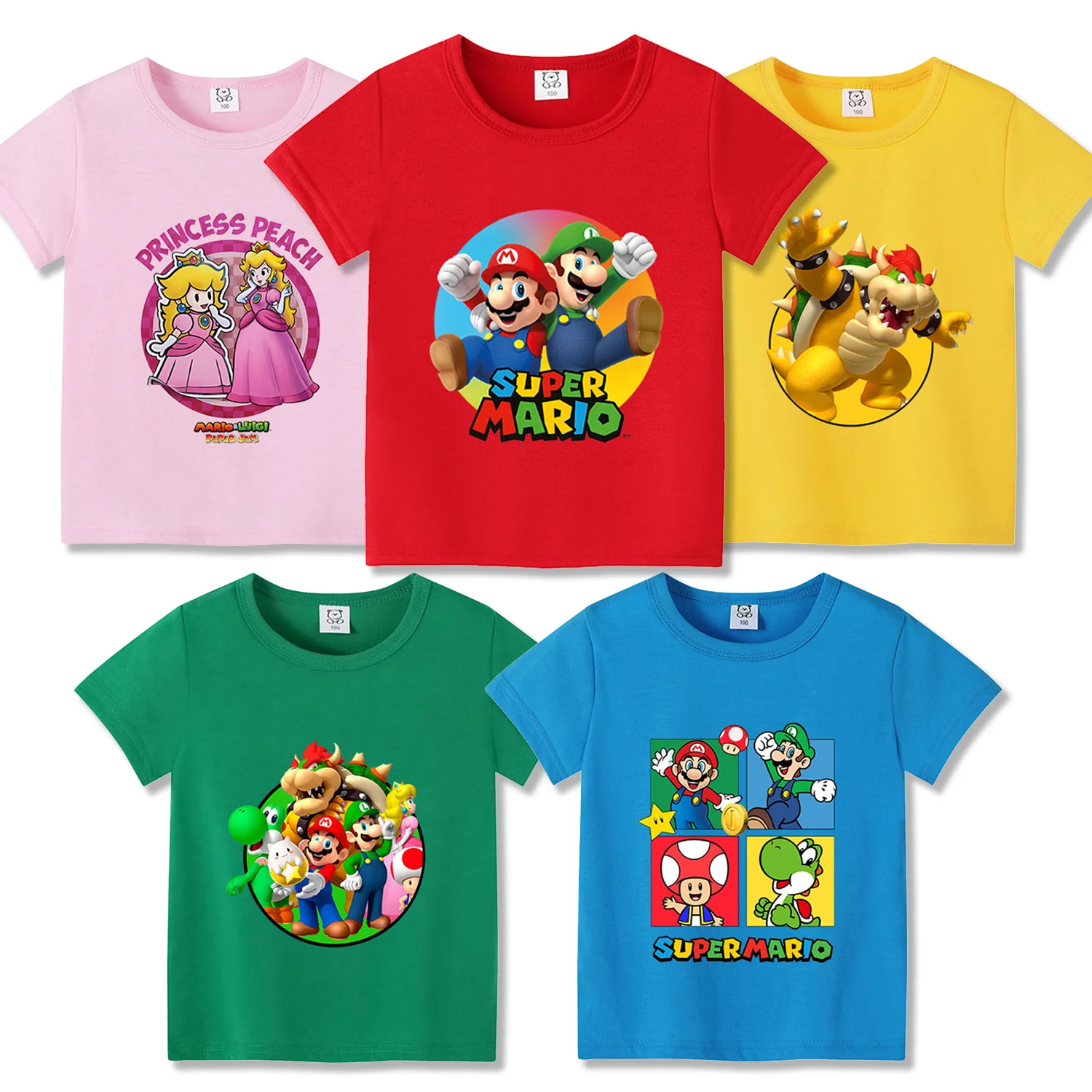 Franela Camiseta NiÃ±o Mario Bros Franela Camiseta De Mario Bros