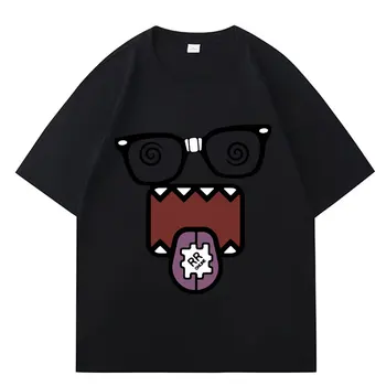 Domo Kun Funny Meme T Shirts Men's Women Clothes Classic Casual Tee Shirts Short Sleeve Summer T-shirt Tops Streetwear 1