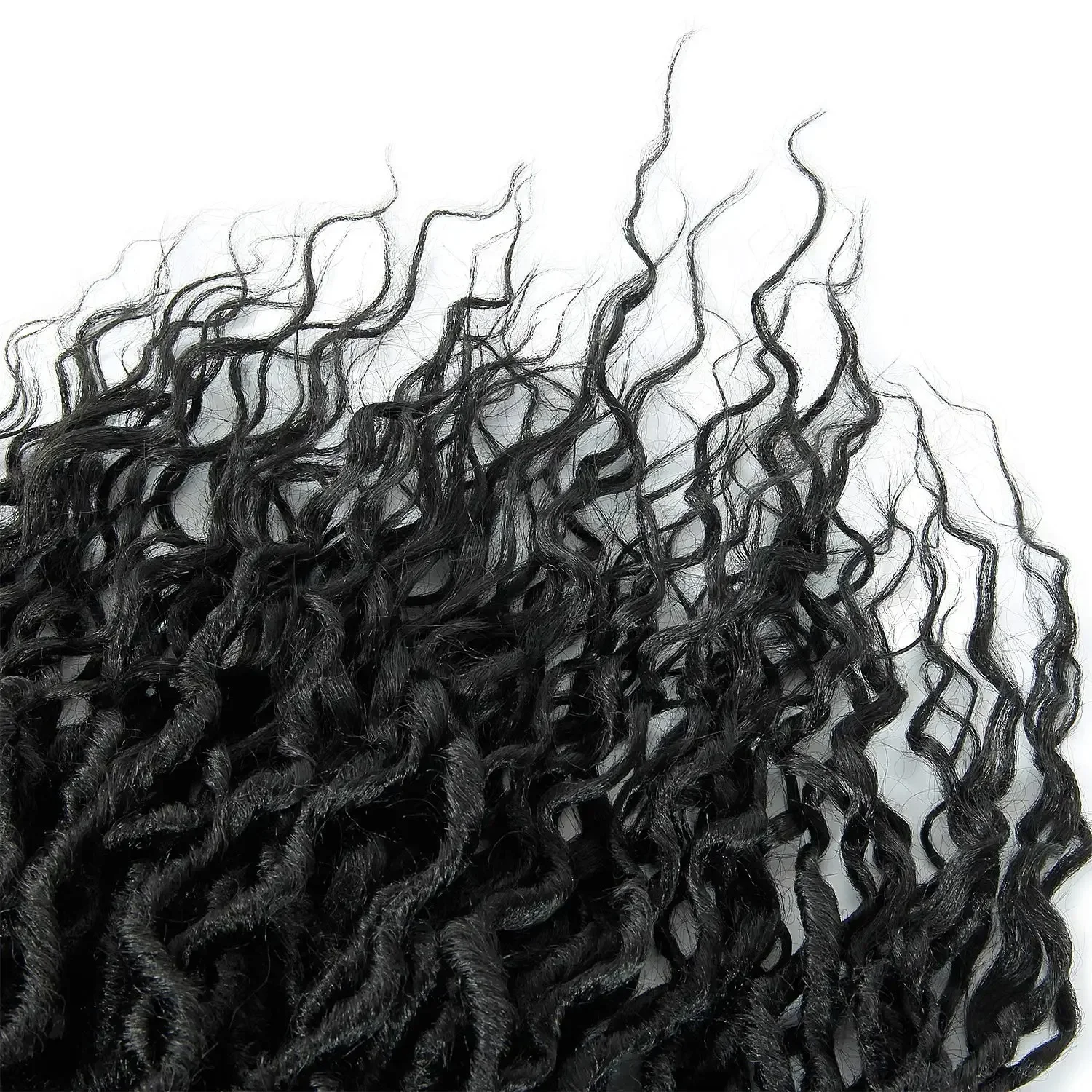 New Soft Locs Pre Cycle Goddess Artificial Locs Crochet Hair Bohemian Locs Synthetic Hair Faux Locs Crohet Hair