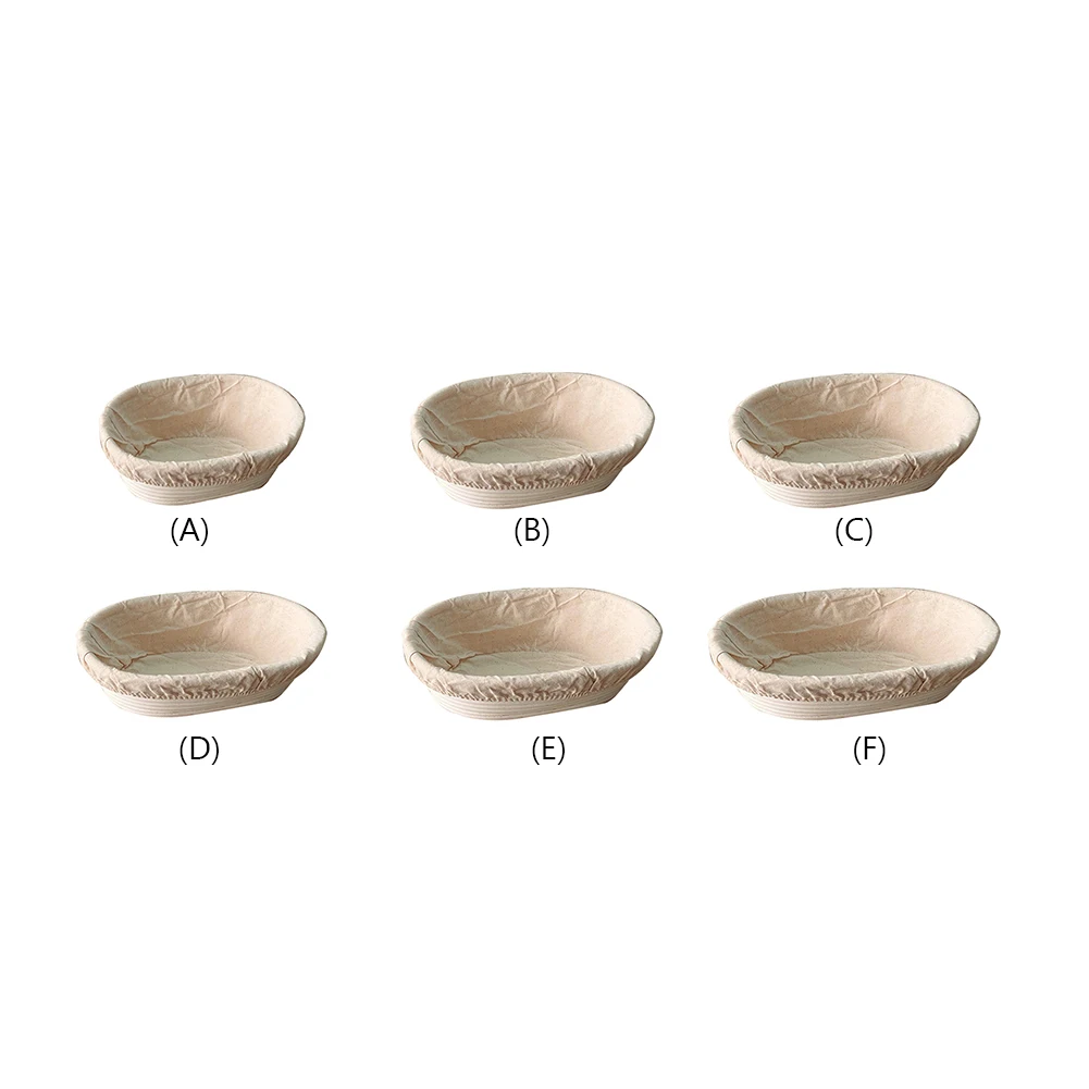 Oval Banneton Set for Professional and Home Bakers - Sourdough Bread Proofing Baskets