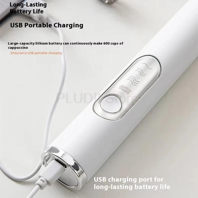 Electric egg beater, portable 3-speed beverage jam coffee machine, cake cream machine, kitchen double stick batter mixer - Image 5